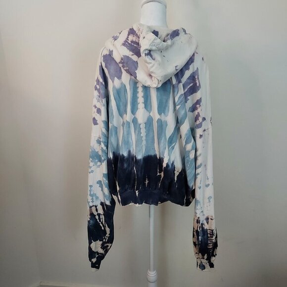 Young Fabulous & Broke Tie Dye Hoodie Sweatshirt Size M/L - Picture 4 of 9